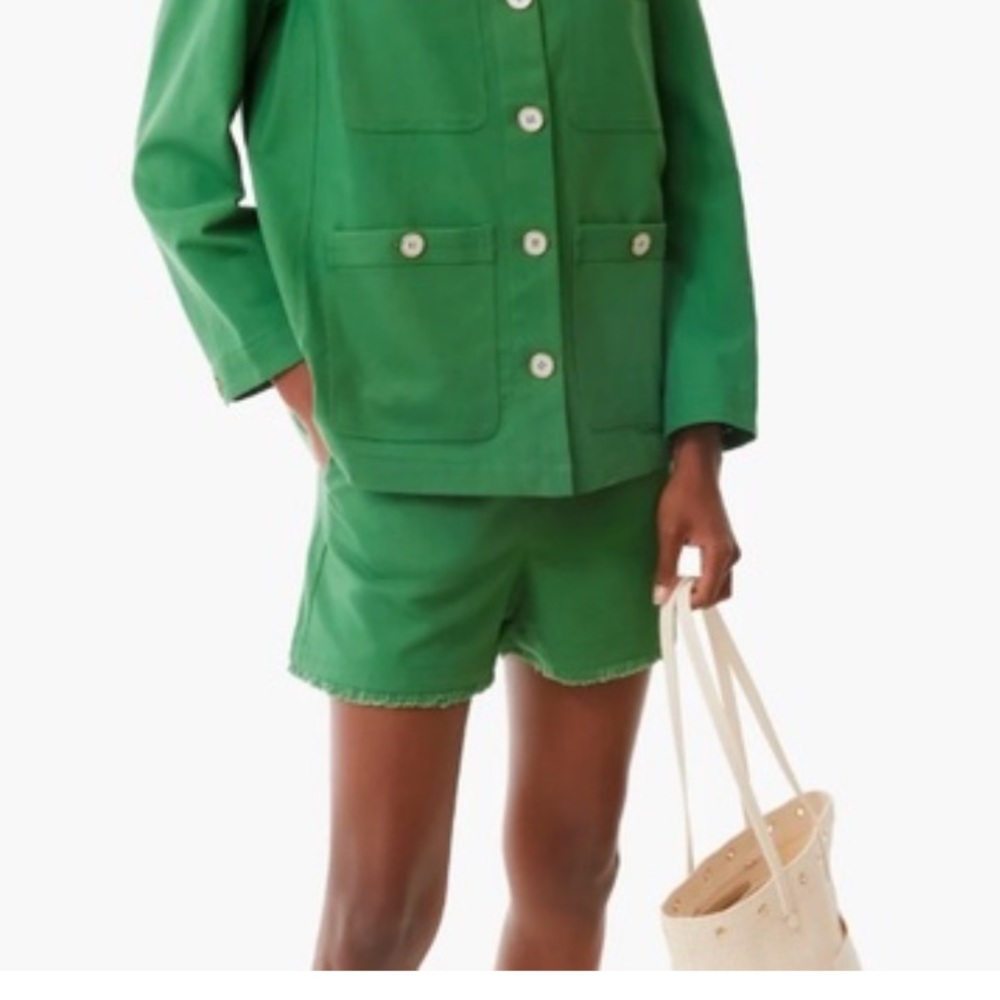 Tuckernuck Palm Green JoJo shorts-M